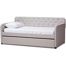 Baxton Studio Daybeds Twin Beige