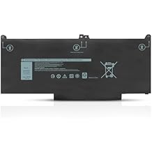 MXV9V Laptop Battery - 7.6V, 60Wh, 7500mAh - Compatible with Dell Latitude E7400 E7300 5300 5310 7300 7400 & Inspiron 7300 7306 2 - in - 1, Replaces P96G P97G P99G P100G 5VC2M 829MX