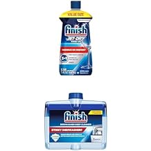 Bundle of Finish Jet-Dry Dishwasher Rinse Aid 32 oz, 300 washes + Finish Dishwasher Cleaner Liquid, 3 Month Supply, 8.45oz