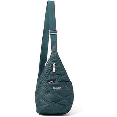 Baggallini Mini Sling - 12x7 Sling Crossbody Bag Backpack with Adjustable Shoulder Strap