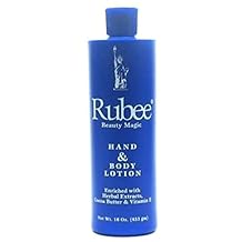 RUBEE Body & Hand Lotion - Pack of 3 Non-Greasy Lotion for Women & Men - 16 Oz Cacao Butter Lotion for Extremely Dry Skin - Vitamin E Daily Moisturizer & Protectant - Sandalwood Herbal Extracts 473ml