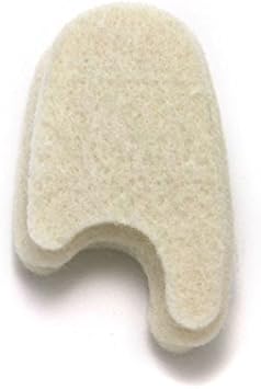 Toe Separators, 100 Spacers per Pack, Layered 1/4" Foam, Large (2" Long x 1" Wide)