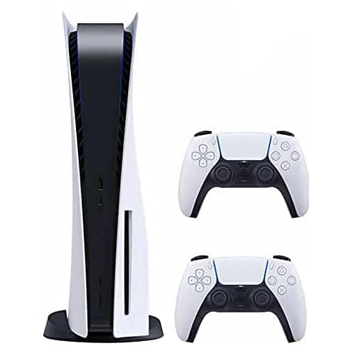 Playstation 5 Disc Version PS5 Console - Additional Controller, 4K-TV Gaming, 16GB GDDR-6 .RAM, 8K Output, WiFi 6. Ultra-High Speed 825GB SSD - U Deal