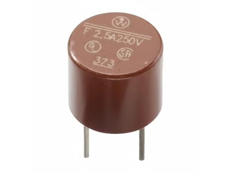 LITTELFUSE 37312500410 2.5A, 250V, Fast Acting; Fuse Current:2.5A; Voltage Rating VAC:250V; Product Range:TR5 373 Series; Voltage Rating VDC:-; Blow Characteristic:Fast Acting; Fuse CASE Style:Radial