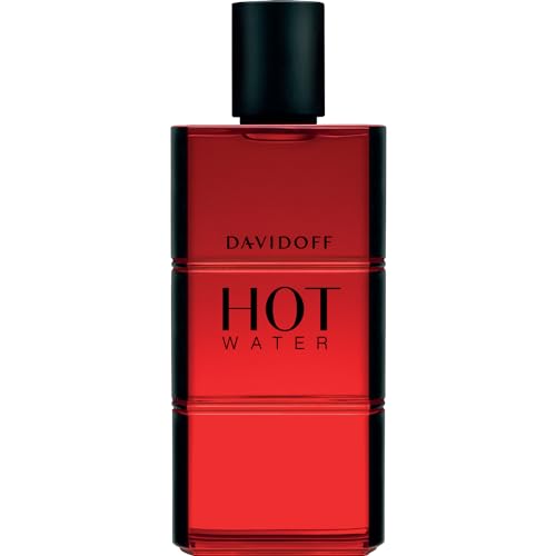 Davidoff Hot Water Eau de Toilette Ambery Mens Cologne With Notes of Basil, Paprika & Benzoin Luxury Perfumes for Men Long Lasting Fragrance
