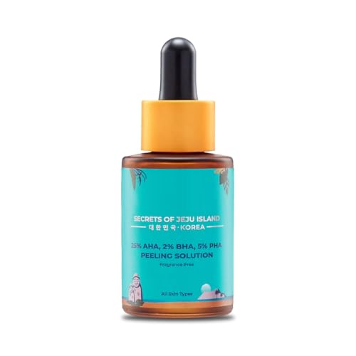 KP Korean Peeling Solution | 25% AHA, 2% BHA, 5% PHA | Exfoliates Dead Skin | Improves Skin Texture & Tone | Reveals Fresh, Clear Look | Suitable for All Skin Types | 1.01 Fl Oz 30ml