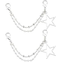 Shoe Charms Chains Shoelaces Chains Shoe Accessories Decoration Boot Bag Handbags Charms Pants Chain Car Keychain Accessories