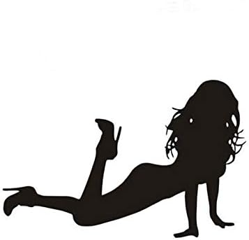 Sexy Girls Sexy Women Sexy Lady Car Sticker Feet Beauty Car Decor Reflective Warning Decals Car Styling Decoration 1912cm - (Color Name: Black)