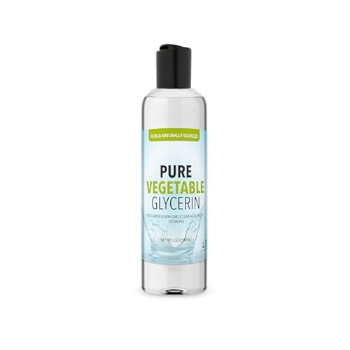 Pure Original Ingredients Vegetable Glycerin 8 fl oz Food Grade, Vegan, Hypoallergenic, Odorless, Colorless