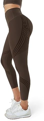 Fanka Body Sculpt Leggings for Women, 7/8 Length - Compression for Targeted Area, Reversible Wear
