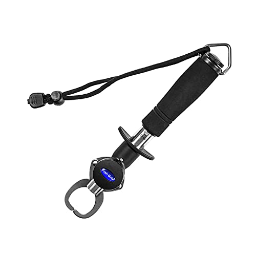 3 in 1 Fish Lip Gripper Fishing Stainless Steel Fish Holder Fish Lip Grip Tool with Weight Scale 33lb