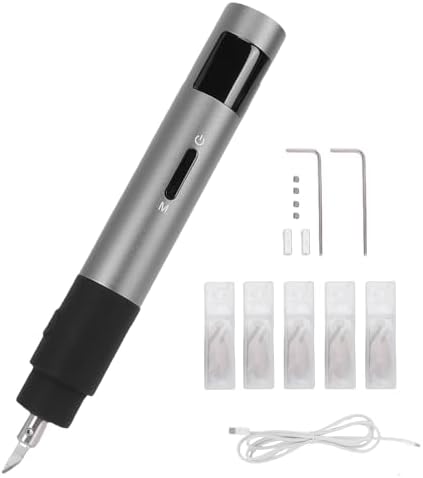 ciciglow Handheld Ultrasonic Cutter, 40KHz Vibration, 3 Cutting Modes with Ti Alloy Blade Portable Ultrasonic Cutter for 3D Printed Model, Wood, Plexiglass,Carbon Fiber (FS-S1)