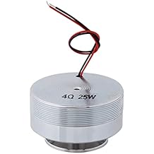Nikou 50mm Full-Range Vibration Speaker, 25W 4 2-Inch Strong Bass Resonance Loudspeaker for PC, Phone, MP3 & More