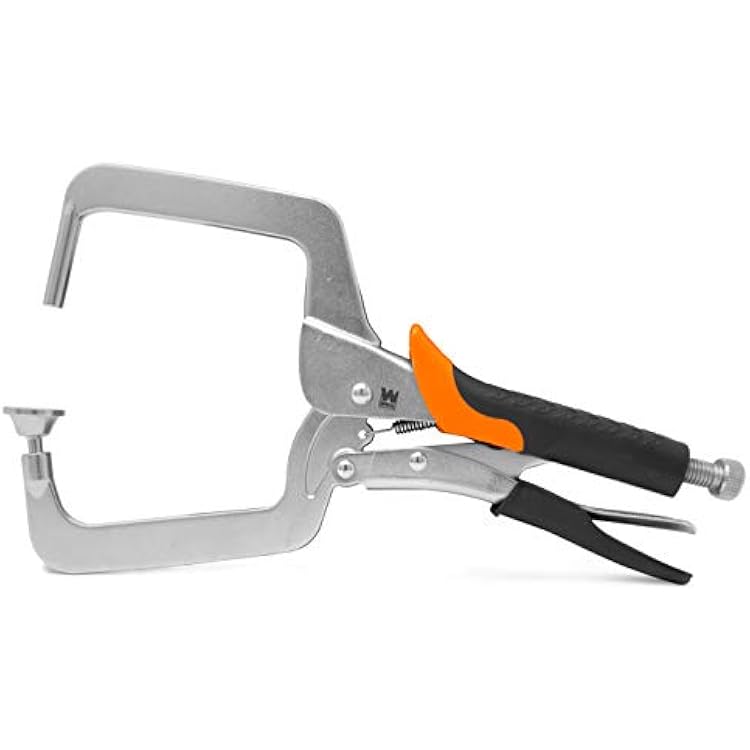 WEN CL436R 4-Inch Right Angle Clamp for Woodworking and Pocket Hole Joinery