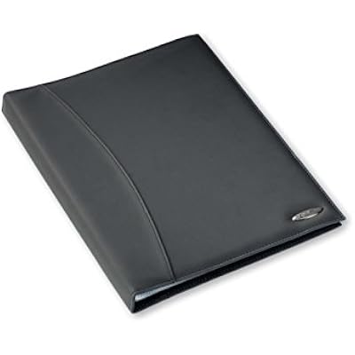 Rexel Soft Touch A4 Display and Presentation Folder Book, Smooth Leather, 24 Pockets - Black,Medium