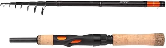 Shimano STC AX Spinning Mini Tele 2,40m 10-30g 10pc Fishing Rod