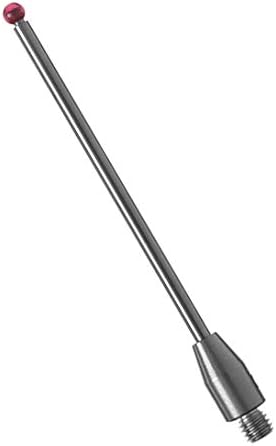 suxing CMM Touch Probe Stylus M3 Thread Shank 2mm Diameter Ruby Ball Tip 40mm Length A-5003-0053