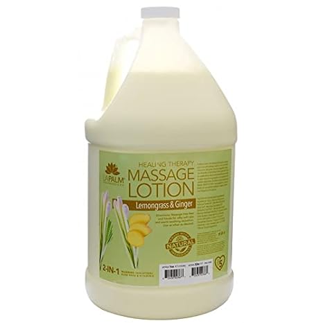 La Palm Massage Lotion 1 Gallon | Lemongrass & Ginger