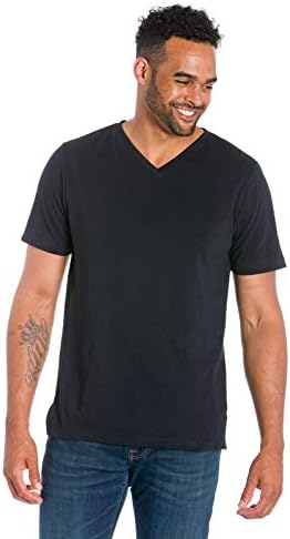 Ably Jamie Mens Cotton Short Sleeve Top | Repels Liquids, Stains, and Odors