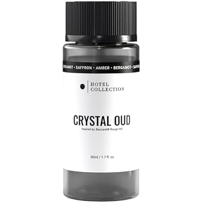 Hotel Collection Diffuser Oil-Crystal Oud-Aromatherapy Essential Fragrance Oil-Hints of Bergamot, Sweet Berries, Jasmine& Saffron-50ML 1.7 Fl oz