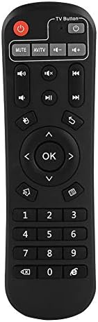 TV Set Top Box Remote Control Replacement Controller for Pro/Pro+/ 2S/ 2T / Plus/ 2S + Over 8m Distance Fast Respnse, Black