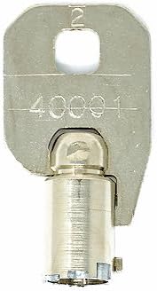 Tubular Replacement Key for CompX Fort 49654