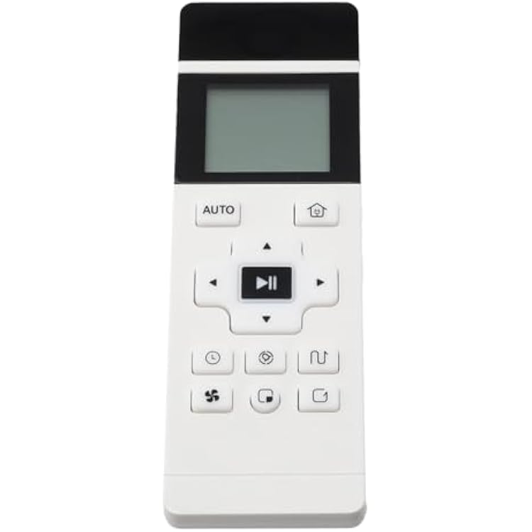 Remote Control Replacement for Lefant Robotic Vacuums For M210M210BM210PM213M213SN1KP1F1M501BU180K2K3K3AK4, 2 AA Battery Required, Black