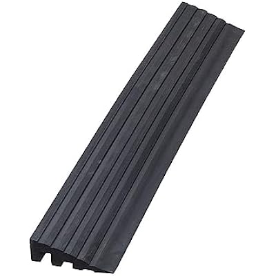 AlveyTech Rubber Threshold Ramp for Mobility Scooters, Power Chairs, and Wheelchairs - 1-34 Wide Wheelchair Runner, Portable Scooter Thresholds Ramps for Doorways, Door Ramp, Handicap Transition