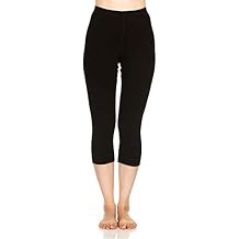 Merino Wool Three Quarter Skiing Base Layer Pants - Women's Thermal Bottoms
