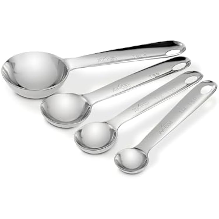 All-Clad 59918 Stainless Steel Measuring Spoon Set