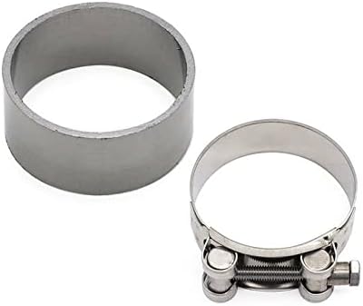 Motorcycle Exhaust Pipe Clamp & COLLECTOR BOX Gasket Seal For Suzuki Bandit GSF600 GSF650 GSF1200 GSF1250 GSF 600 650 1200 1250