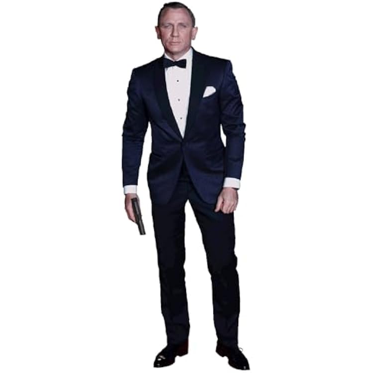 Daniel 007 LIFESIZE Cardboard Standup Standee Cutout Poster Figure Display Casino Royale Quantum of Solace Skyfall Spectre NO TIME to DIE