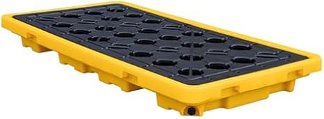 Modular Spill Containment Pallet & Leakproof Tray for Factories & Garages, Anti-Slip Design, Heavy-Duty Chemical Spill Kit, Essential Safety Tool