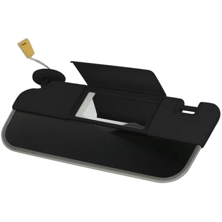 Car Left Right Side Sunshade Sun Visor Shadow Sunglasses with Light Mirror Compatible with Geely Monjaro Manjaro 2022 2023 Xingyue L Kx11Black Left