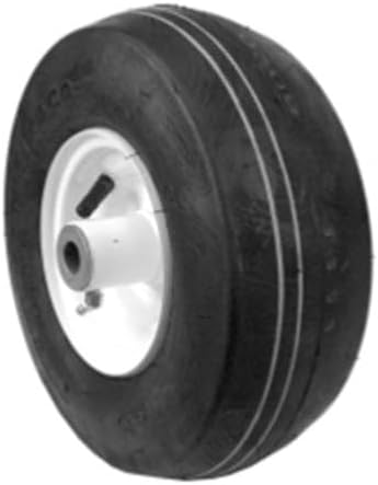 CASTER WHEEL ASSEMBLY 11 X 400-5 (11X400X5) 4 ply Tube Type Smooth tread tire