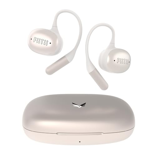 mifo FiiTii Z Open Ear Headphones, 5.9g Ultra-Light, Bluetooth 5.4, IPX5 Waterproof, 8H Battery Life, Dual Device Connection, Sound, Perfect for Sports, Outdoors & Leisure