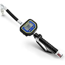 GOODYEAR Digital Oil Control Valve Meter Nozzle 10 GPM / 35 LPM Heavy Duty Air Operated Pneumatic 1/2" inch NPT Inlet Pressure Range 7-1500 Psi 5-100 Bar with Flexible Spout (Not for Gasoline)