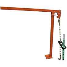 T Post Puller Fence Post Puller Heavy Duty Fence Post Puller with 47" Lifting Chain & T Post Puller Plate Puller T Post Puller for Round Fence Posts T Stakes Sign Post & Tree Stump