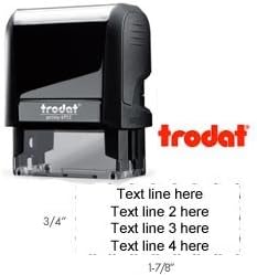 Trodat 4912 - Custom Rubber Stamp