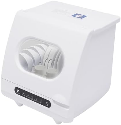 Countertop Dishwasher Mini Countertop Dishwasher 6 Washing Programs for Apartments& RVs 15.74x15.74x17.71in