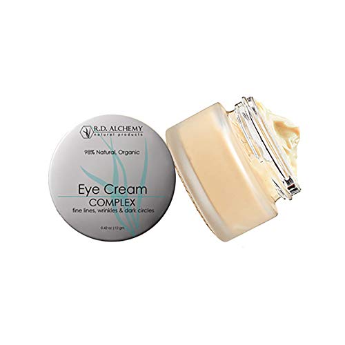 RD Alchemy - Natural & Organic Eye Cream Complex - Best Eye Cream for Dark Circles, Wrinkles, Eye Bags. Anti Aging Retinol & Peptides Lighten Dark Circles & Smooth Fine Lines & Crows Feet