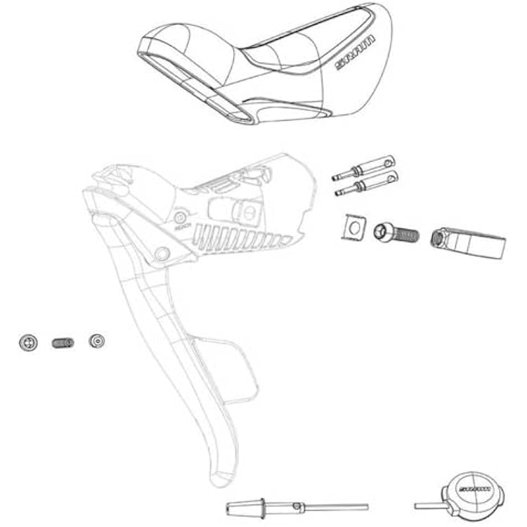 SRAM REDForce eTap AXS Mechanical Brake Shifter Clamp - Pair