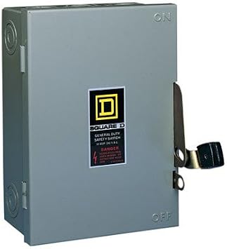 Square D Indoor Fusible Safety Switch 30 Amp Boxed