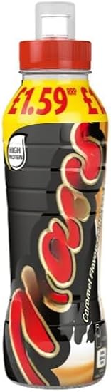 Chocolate And Caramel Flavoured Milk Drink 350ml (Pack of 8) Delicious And Tasty "A symphony of flavors" For All Occasions