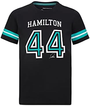 Mercedes-AMG PetronasMercedes Benz AMG Petronas F1 Lewis Hamilton #44 T-Shirt- Youth 3-4 Years Black, 3-4T