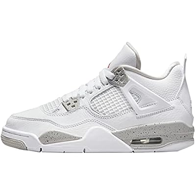 Jordan Air Jordan 4 Retro Big Kid WhiteFire RedTech GreyBlack M