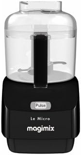 Magimix Le Micro Food Processor (Black, 290 W, 230 V, 50 Hz, 170 mm, 120 mm)
