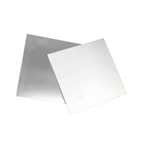 1PCS 100X100MM High Purity Tin Sheet Tin Plate Sn99.99% Tin Foil Tin Skin Available Scientific Laboratory Metal Sheet Plate (Thickness 0.5MM, 1)