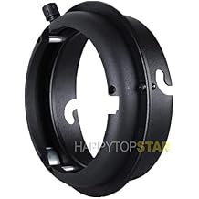 Compatible with Elinchrom to Compatible with Bowens Mount Ring Adapter for Studio Flash Light Strobe Speedring Speeding Adaptor Converter