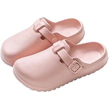Arch Support Nurse Clogs for Women and Men, Adjustable Buckle Mules Non Slip Work Shoes Chef Garden Sandals, Slip-On Cushion Slippers Slides
